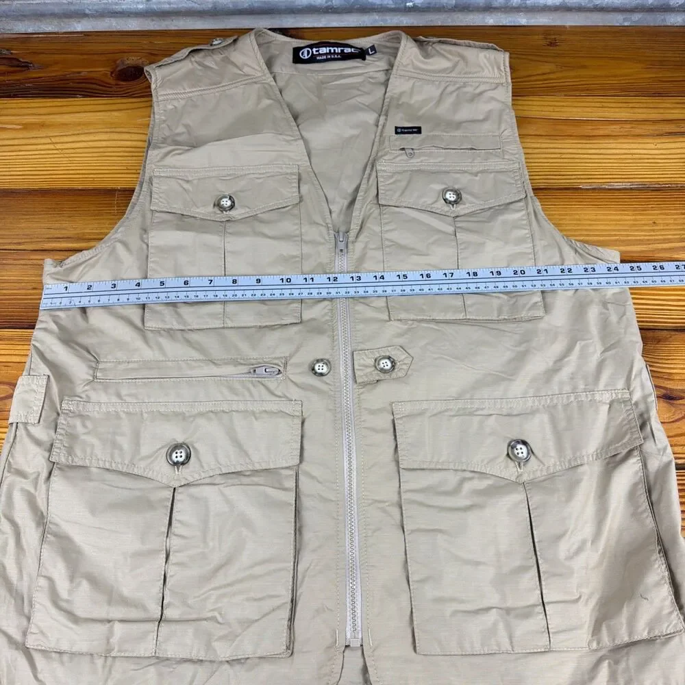 Vtg Tamrac 11 Pocket Traveler Photographer Vest M #161 Bird Watching USA 1994